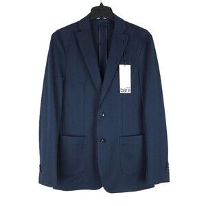 Bar III Men's Slim-Fit Stretch Solid Knit Sport Coat Blazer Navy 38R NWT